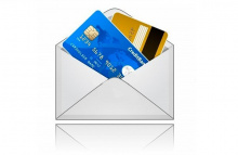 кредитная карта в почтовом ящике